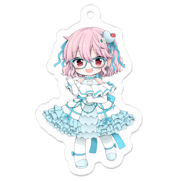 アクリルキーホルダー - 50 x 50 (mm)