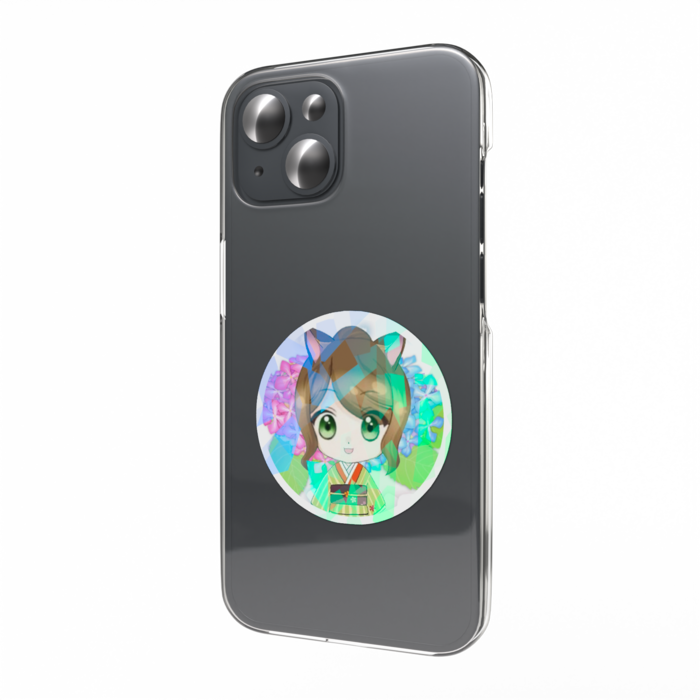 ホログラムスマホステッカー - 縦