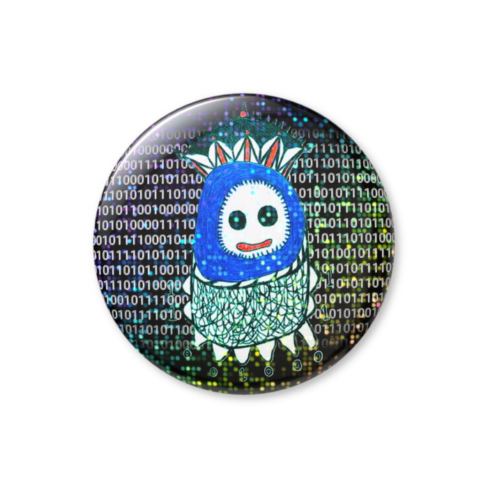 ホログラム缶バッジ 56mm