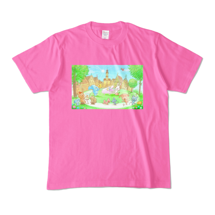 カラーTシャツ - M - ピンク (濃色)