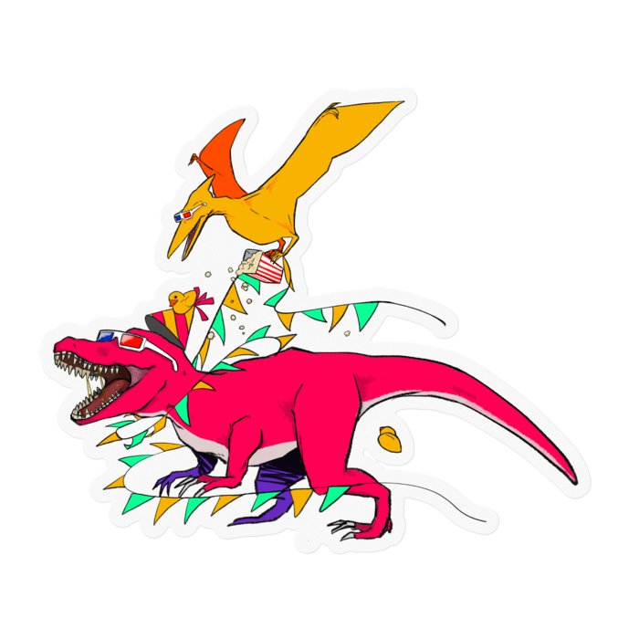 ステッカー - 100 x 100 (mm)