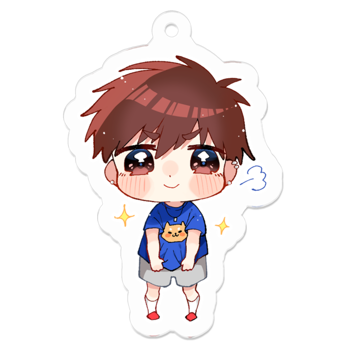 アクリルキーホルダー - 50 x 50 (mm)