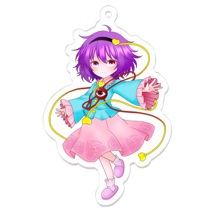 アクリルキーホルダー - 70 x 70 (mm)