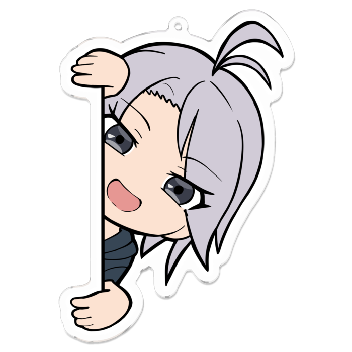 アクリルキーホルダー（コーティング） - 100 x 100 (mm)