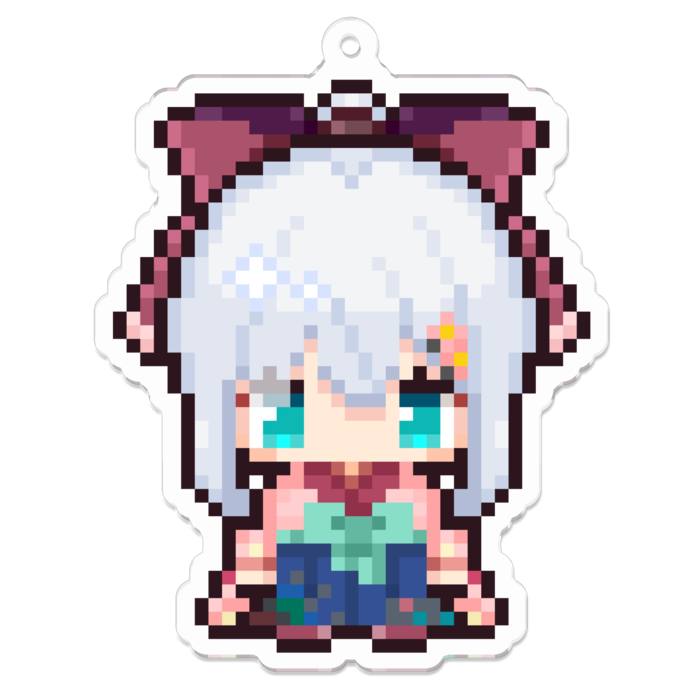 アクリルキーホルダー（コーティング） - 70 x 70 (mm)