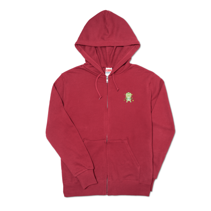 ジップパーカー - S - 左胸(3)