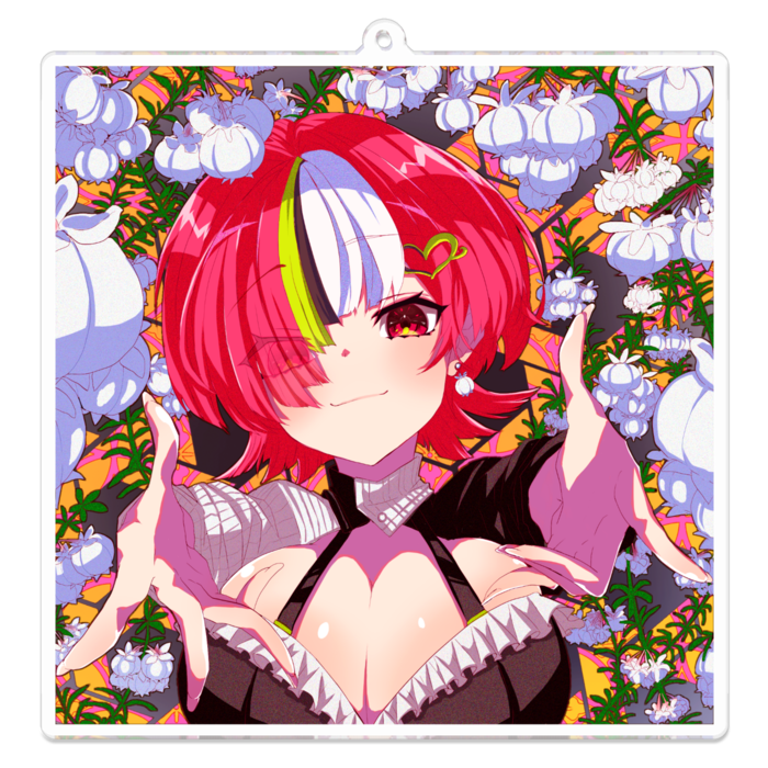 アクリルキーホルダー - 100 x 100 (mm)