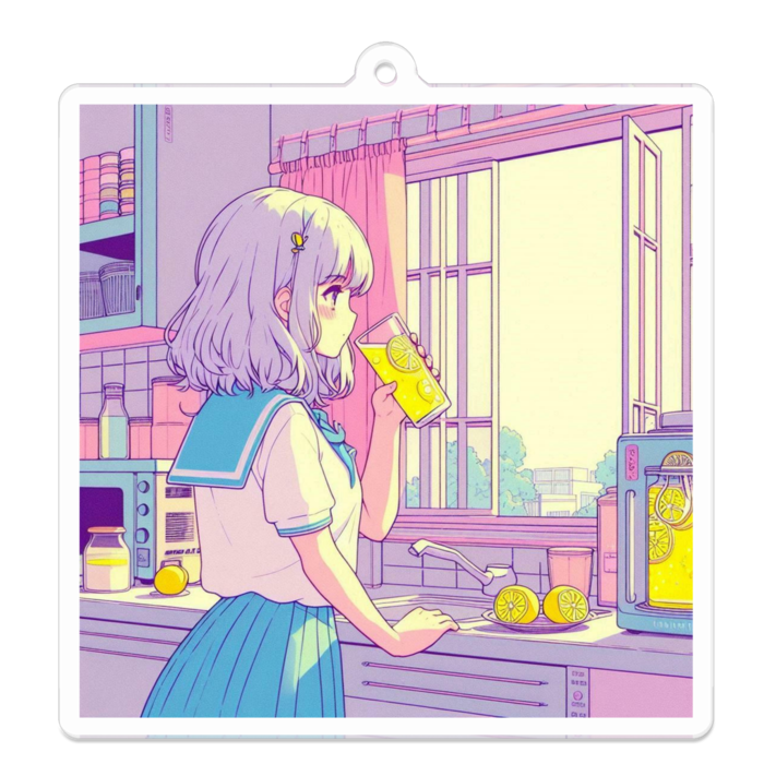 アクリルキーホルダー - 70 x 70 (mm)