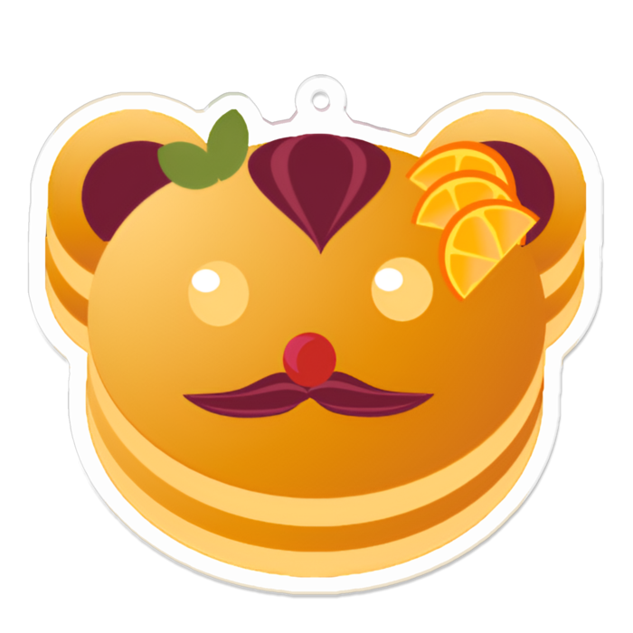 アクリルキーホルダー - 70 x 70 (mm)