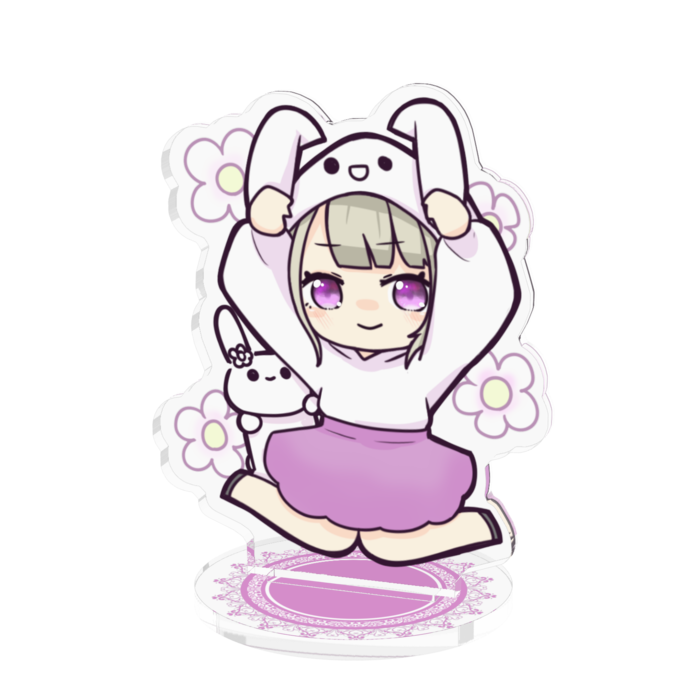 佐倉ゆかり(みみはなパーカー)アクリルスタンド - 70x70mm