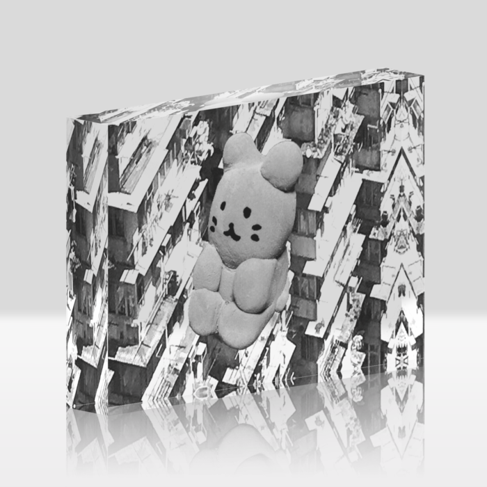 アクリルブロック(透過) - 148x100mm