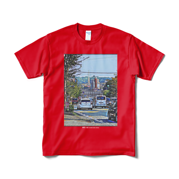 デザイナー Tシャツ - M - レッド