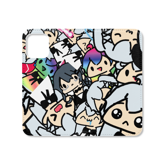 手帳型iPhoneケース（ベルトなし） - iPhone12 / 12 Pro - ストラップ穴 なし