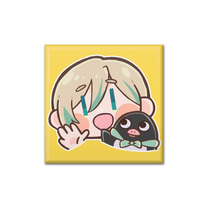 缶バッジ - 四角形40mm