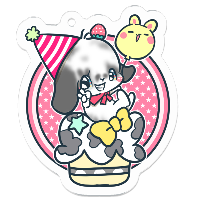 アクリルキーホルダー - 50 x 50 (mm)