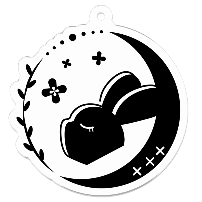 アクリルキーホルダー - 50 x 50 (mm)
