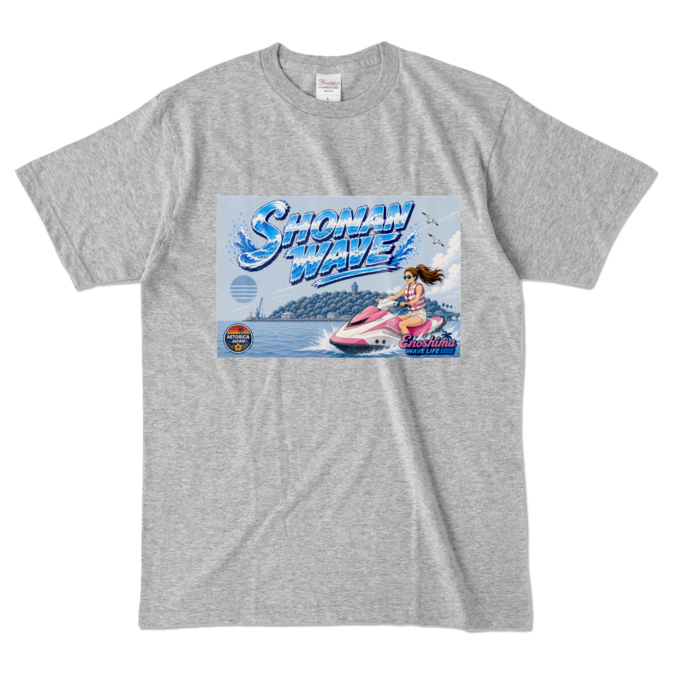 カラーTシャツ - L - 杢グレー (濃色)