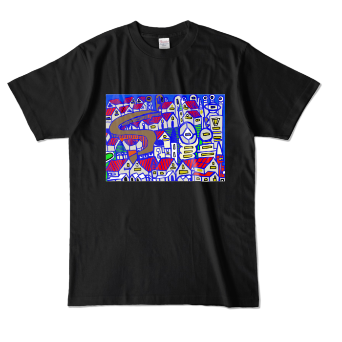 カラーTシャツ - L - ブラック (濃色)