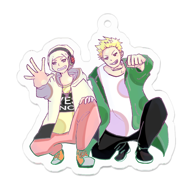 アクリルキーホルダー - 50 x 50 (mm)