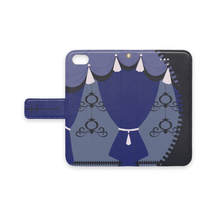 手帳型iPhoneケース - iPhone 8 / 7 / SE2 - ストラップ穴 あり