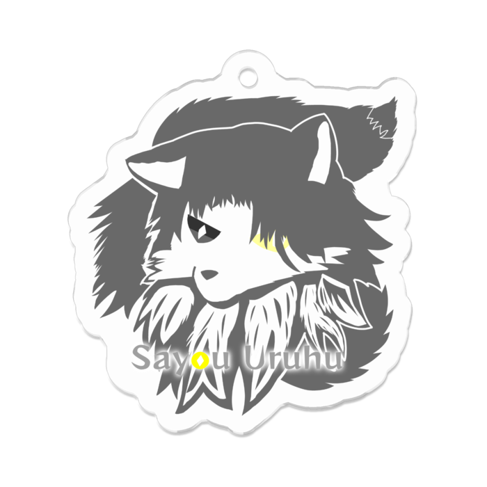 アクリルキーホルダー - 50 x 50 (mm)