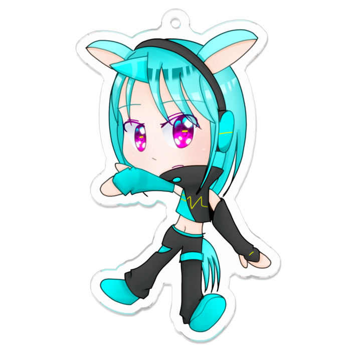 アクリルキーホルダー - 70 x 70 (mm)