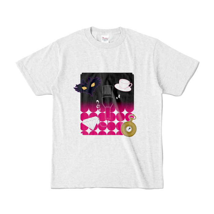 渡会雲雀カラーTシャツ - S - アッシュ (淡色)