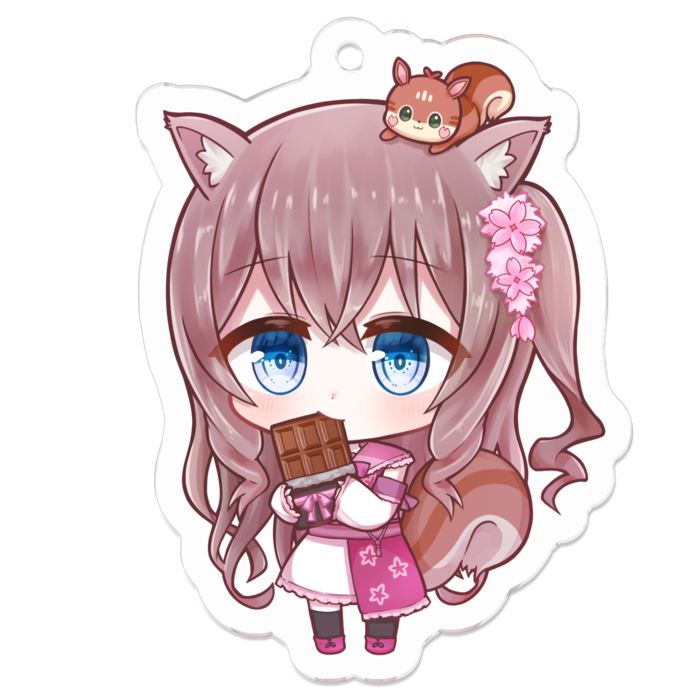 アクリルキーホルダー - 50 x 50 (mm)