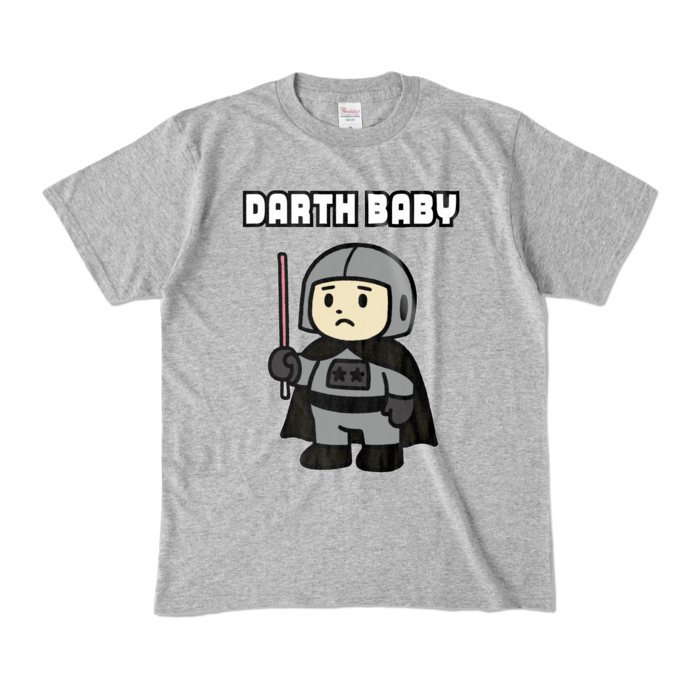 カラーTシャツ - M - 杢グレー (濃色)