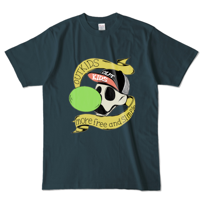 カラーTシャツ - L - デニム (濃色)