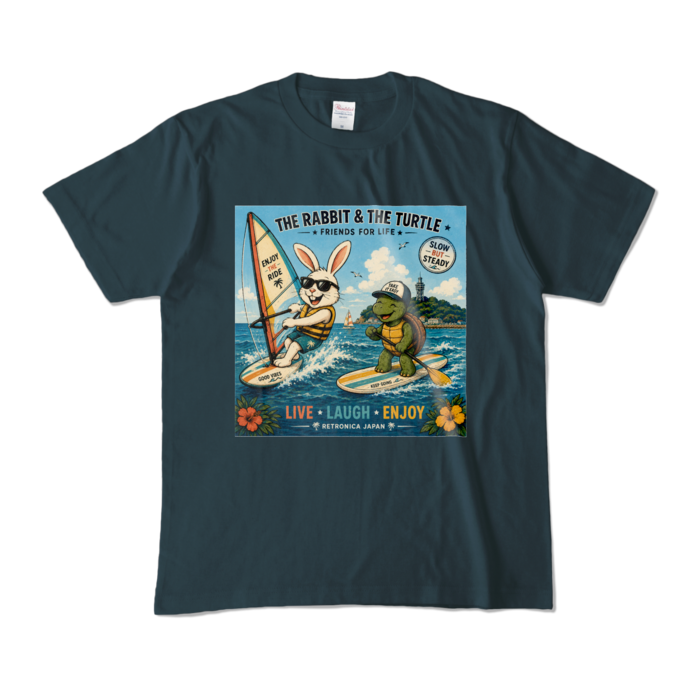 カラーTシャツ - M - デニム (濃色)