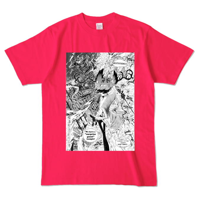 カラーTシャツ - L - ホットピンク (濃色)