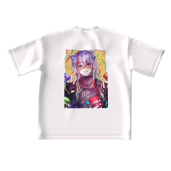 ビッグシルエットTシャツ - L - 背面