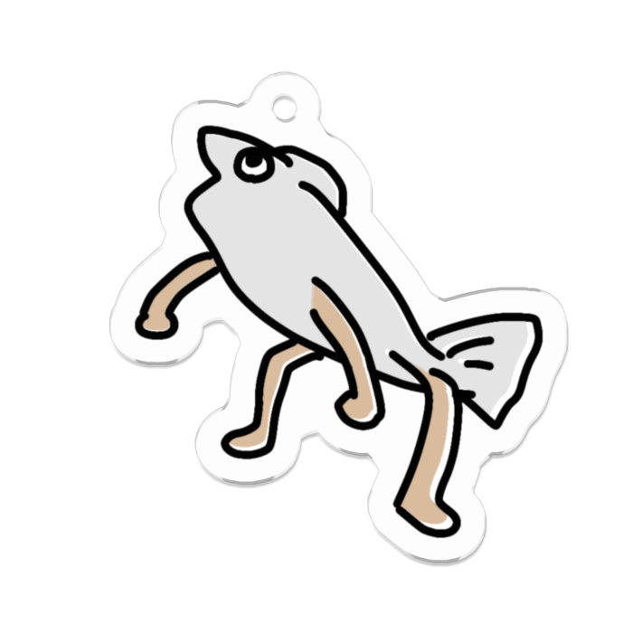 アクリルキーホルダー（コーティング） - 50 x 50 (mm)