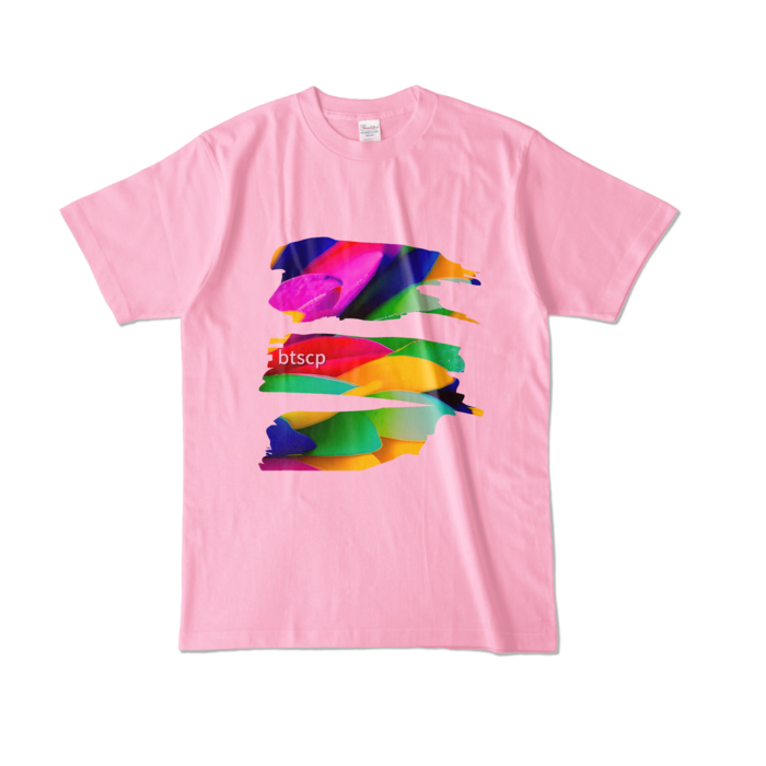 カラーTシャツ - L - ピーチ (淡色)