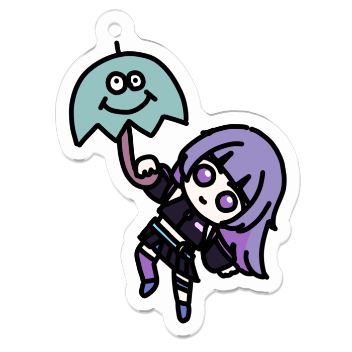 アクリルキーホルダー - 50 x 50 (mm)