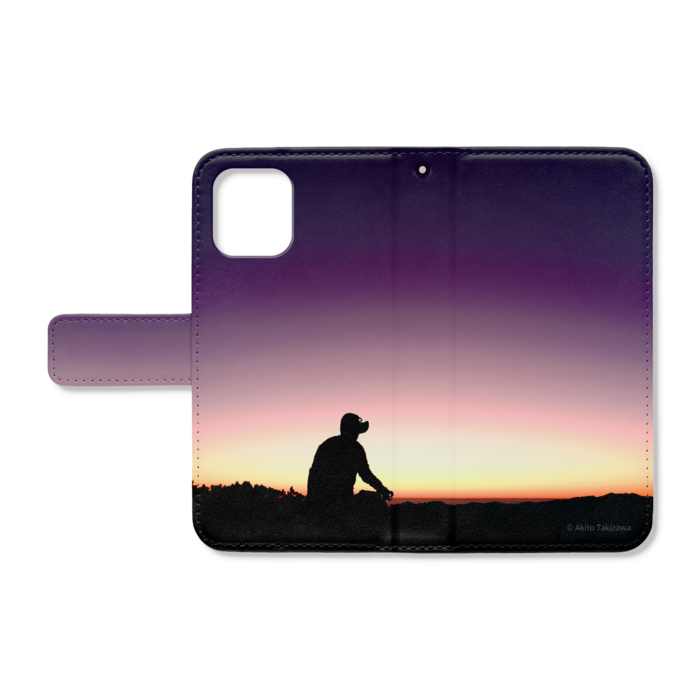 手帳型iPhoneケース - iPhone12 mini - ストラップ穴 あり