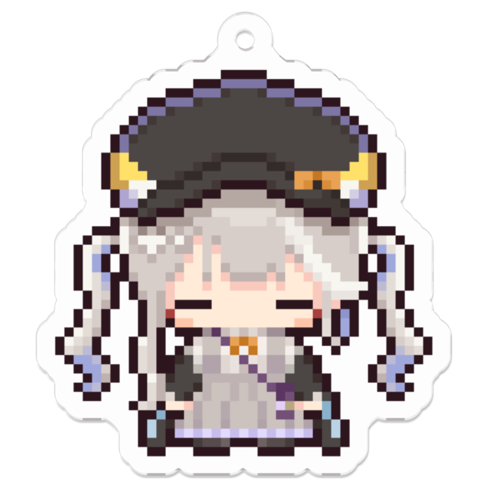 しゅかおやすみアクリルキーホルダー - 50 x 50 (mm)