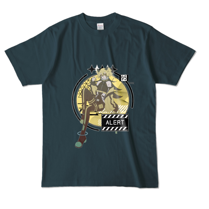 カラーTシャツ - L - デニム (濃色)