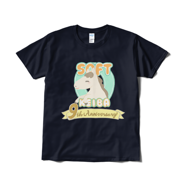 Tシャツ- L - ネイビー