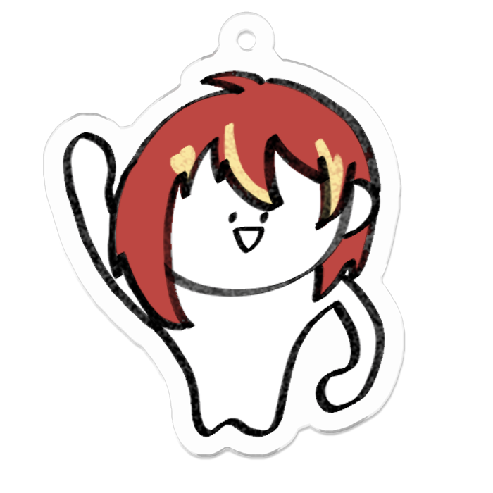 アクリルキーホルダー - 50 x 50 (mm)