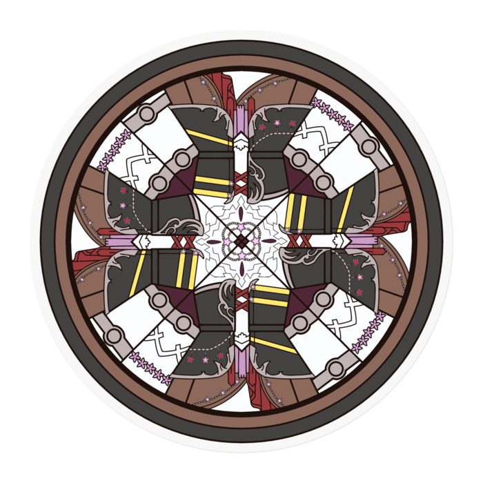 ステッカー - 100 x 100 (mm)