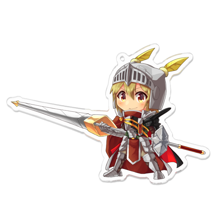 アクリルキーホルダー - 100 x 100 (mm)