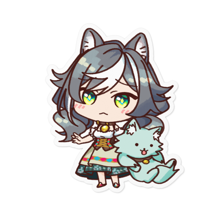 ステッカー [しょんぼり] 100 x 100 (mm)