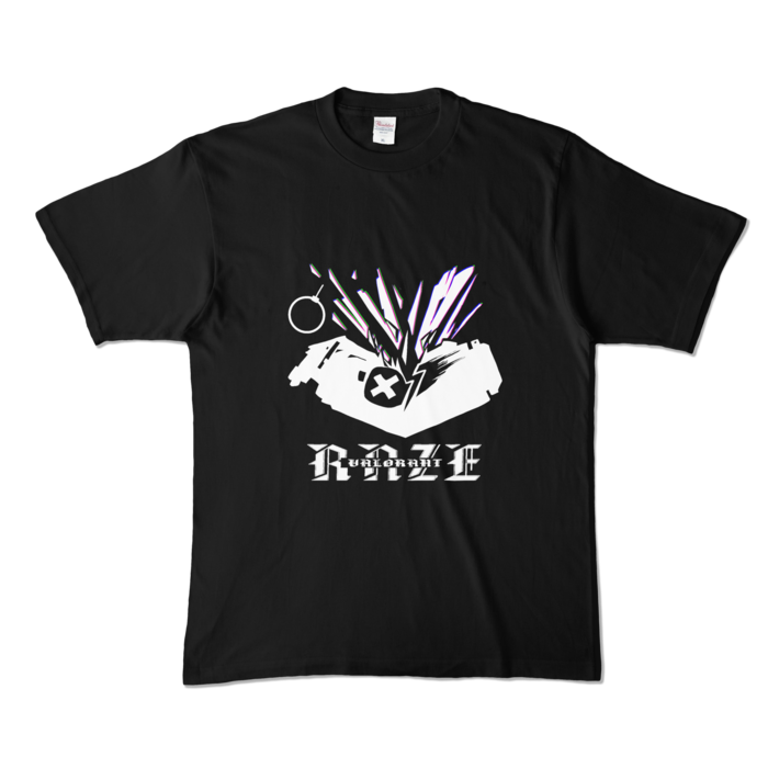 カラーTシャツ - XL - ブラック (濃色)