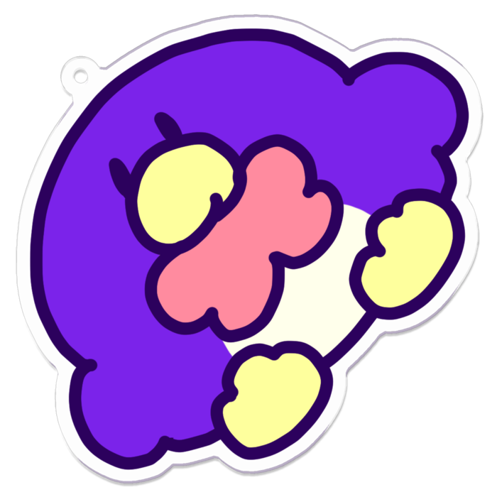 アクリルキーホルダー - 70 x 70 (mm)