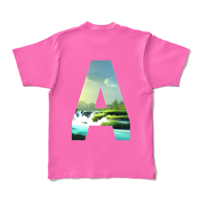 カラーTシャツ - XL - ピンク (濃色)