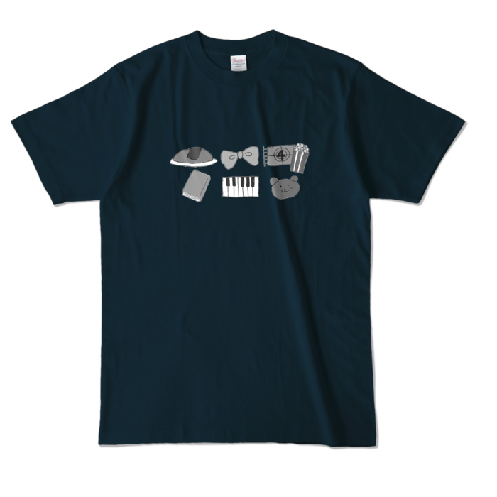 カラーTシャツ - L - ネイビー (濃色)(1)