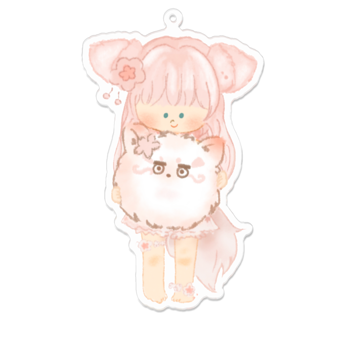 アクリルキーホルダー - 100 x 100 (mm)