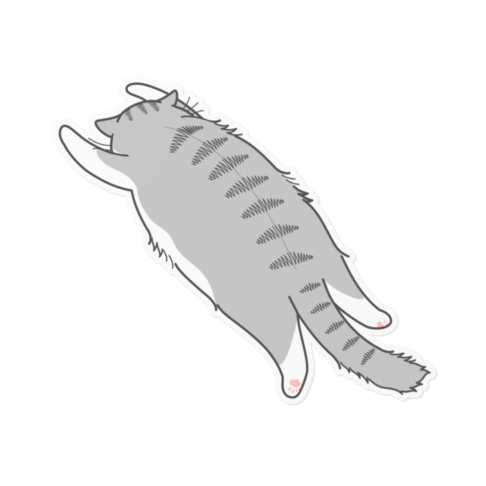 ステッカー - 160 x 160 (mm)白